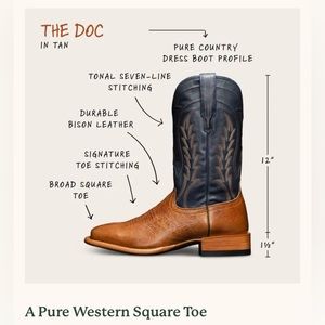 Tecovas The Doc Men’s Cowboy Boots - Size 10D